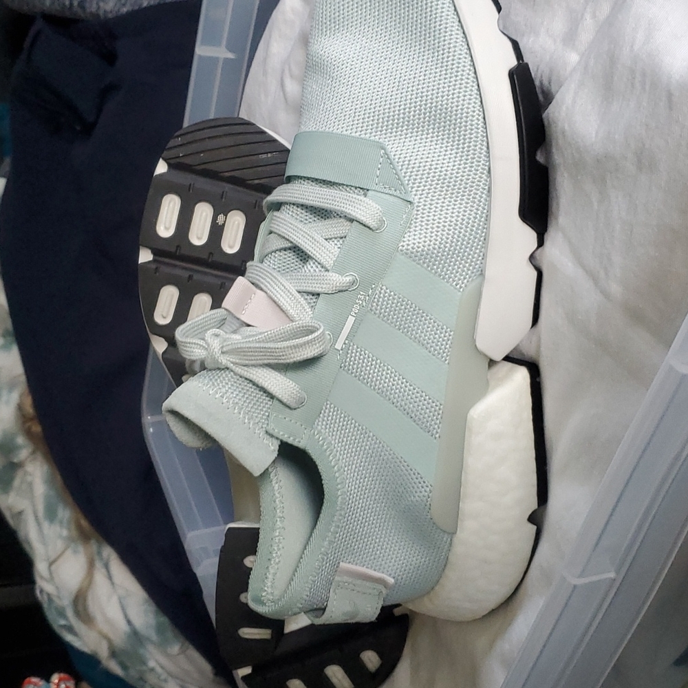 Adidas mint green men's sneakers
